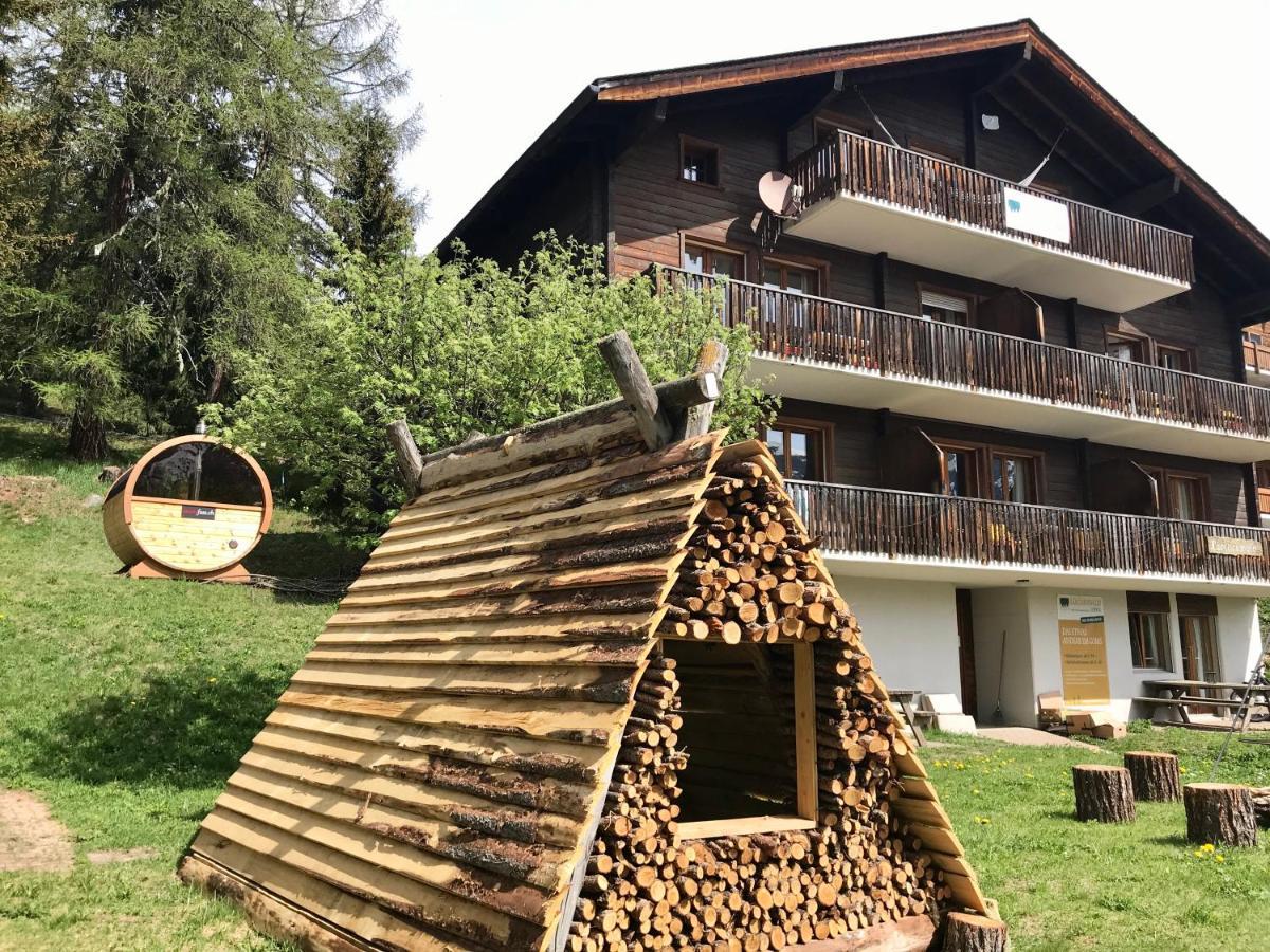 Laerchenwald Lodge Bellwald Bagian luar foto
